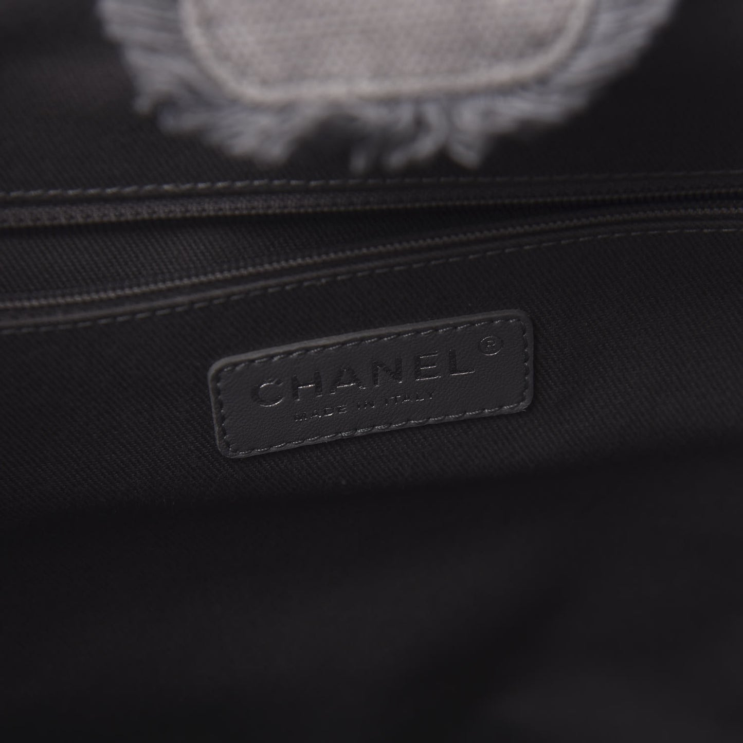Canvas Large Graffiti Tote Grey