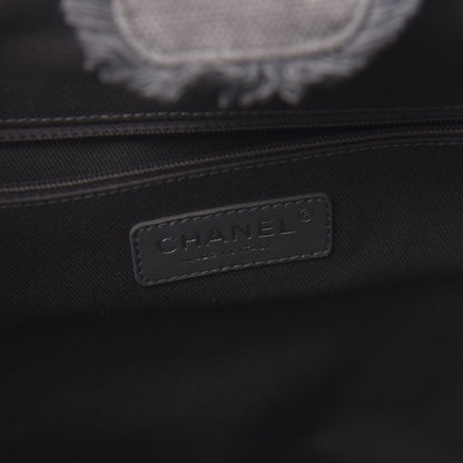 Chanel Canvas Large Graffiti Tote Grey 9 of 12