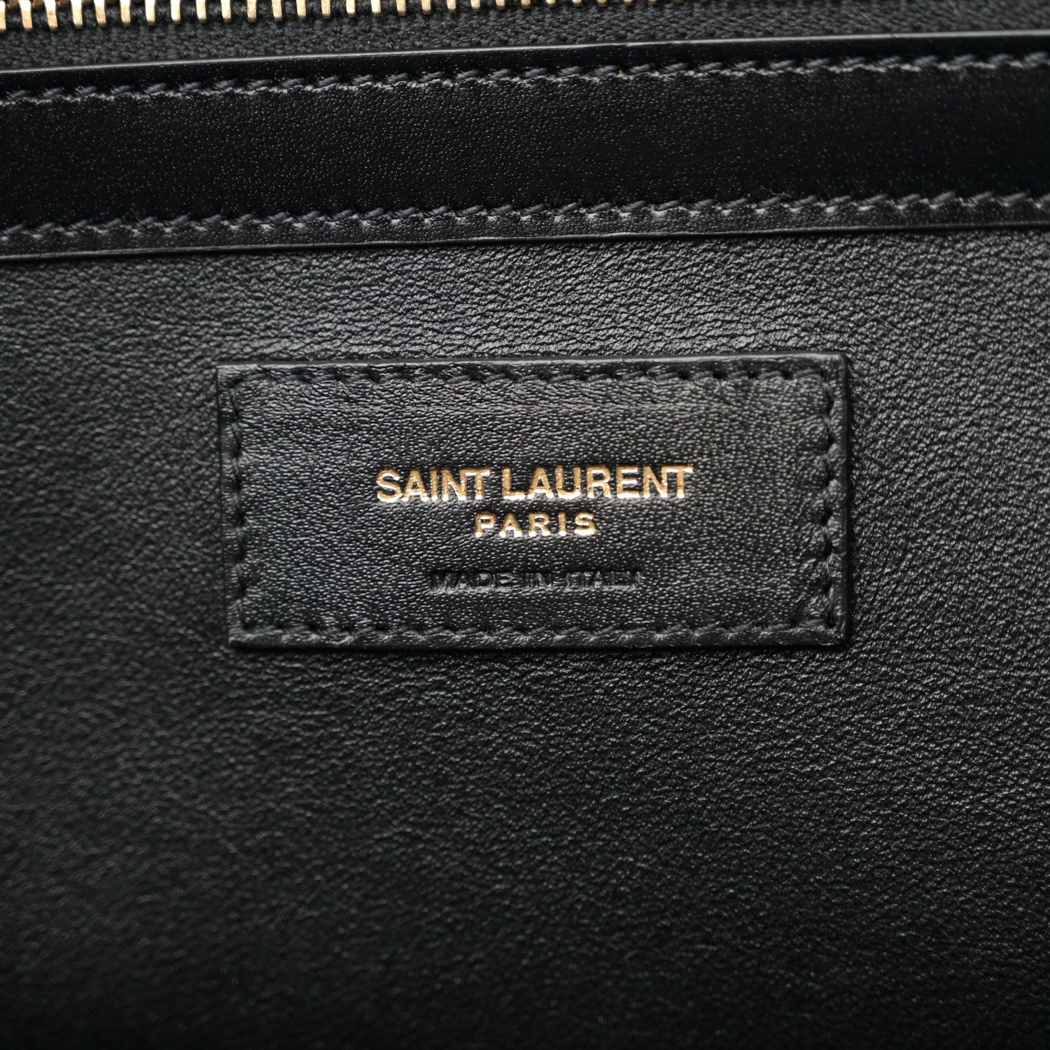 Saint Laurent Calfskin Medium Manhattan Shopper Tote Black 6 of 10