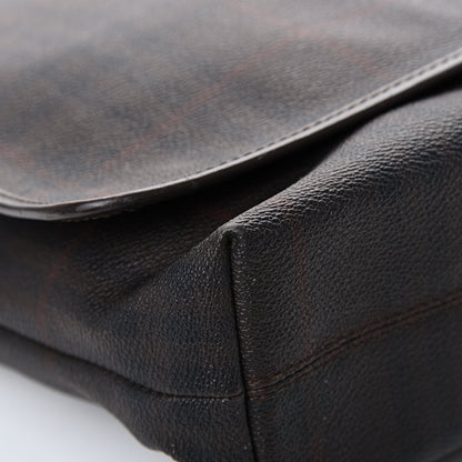 Burberry Smoked Haymarket Check Messenger Bag Brown 12 of 16