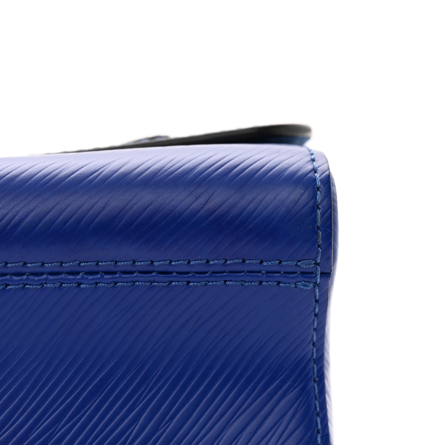 Louis Vuitton Epi Flamingo Twist Shoulder Bag MM Blue 10 of 12