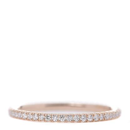 Cartier 18K Pink Gold Diamond 1.5mm Étincelle de Wedding Band Ring 53 6.5 1 of 5