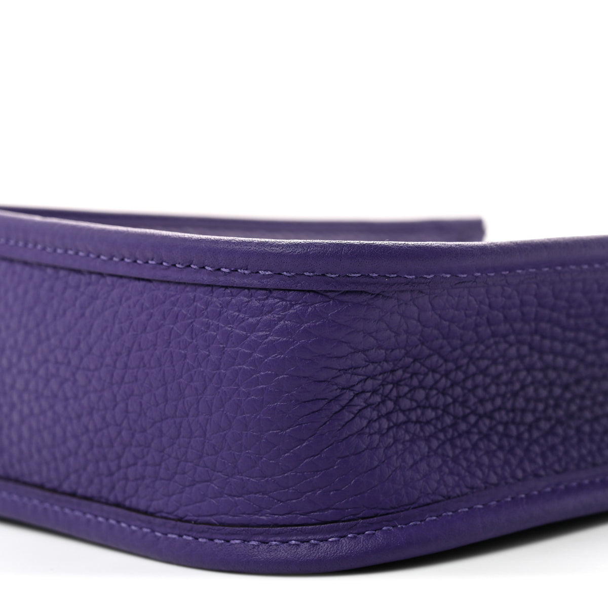 Hermes Taurillon Clemence Evelyne TPM Purple 10 of 11
