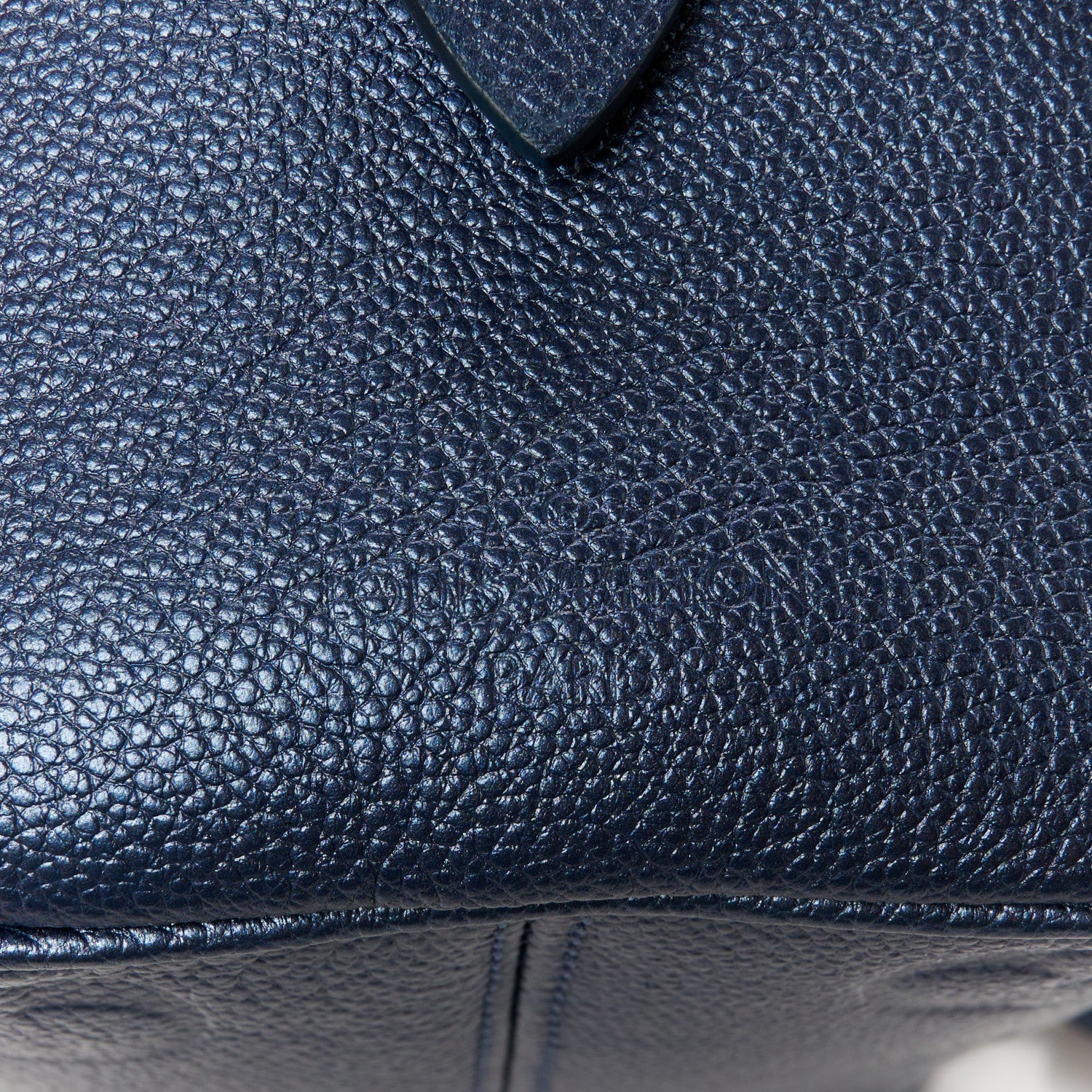 Louis Vuitton Metallic Empreinte Monogram Giant Speedy Bandouliere 20 Navy Nacre 9 of 12