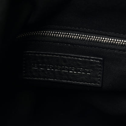 Burberry Calfskin Studded Medium Susanna Hobo Black 6 of 9