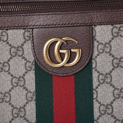 Gucci GG Supreme Monogram Web Small Ophidia Messenger Bag Brown 10 of 10