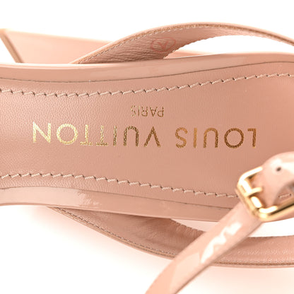 Louis Vuitton Patent Shake Platform Sandal 39.5 Nude Pink 8 of 9