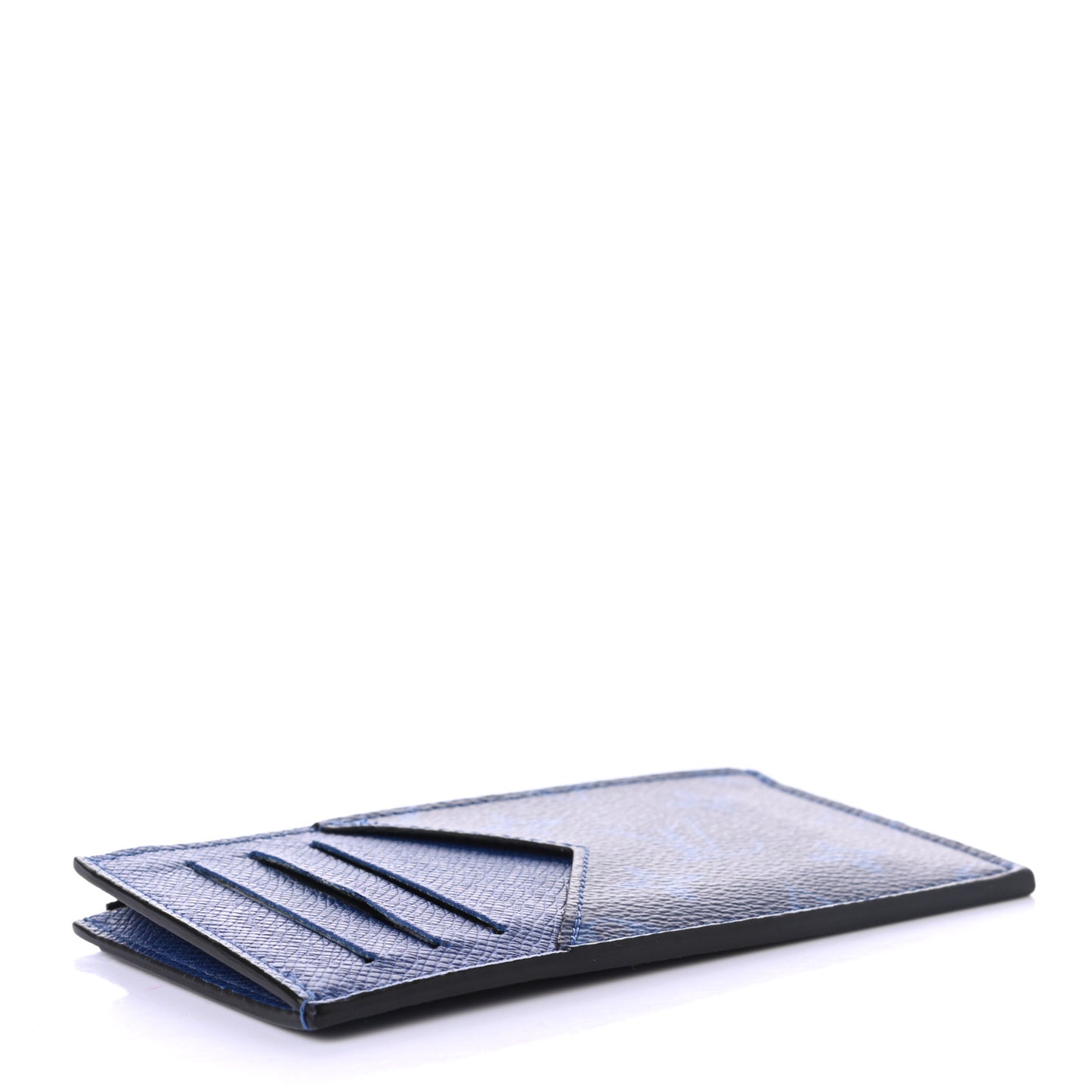 Monogram Taiga Coin Card Holder Cobalt