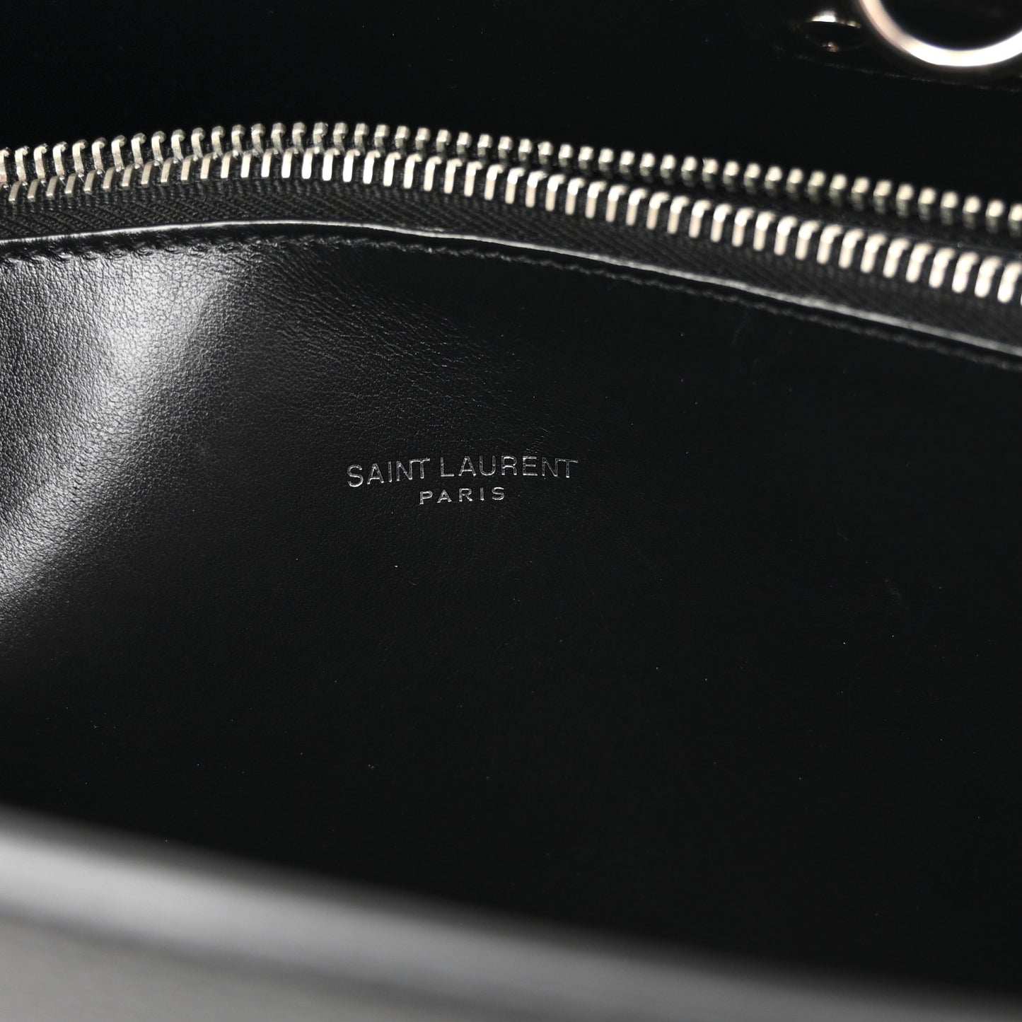 Grained Calfskin Small Sac De Jour Black