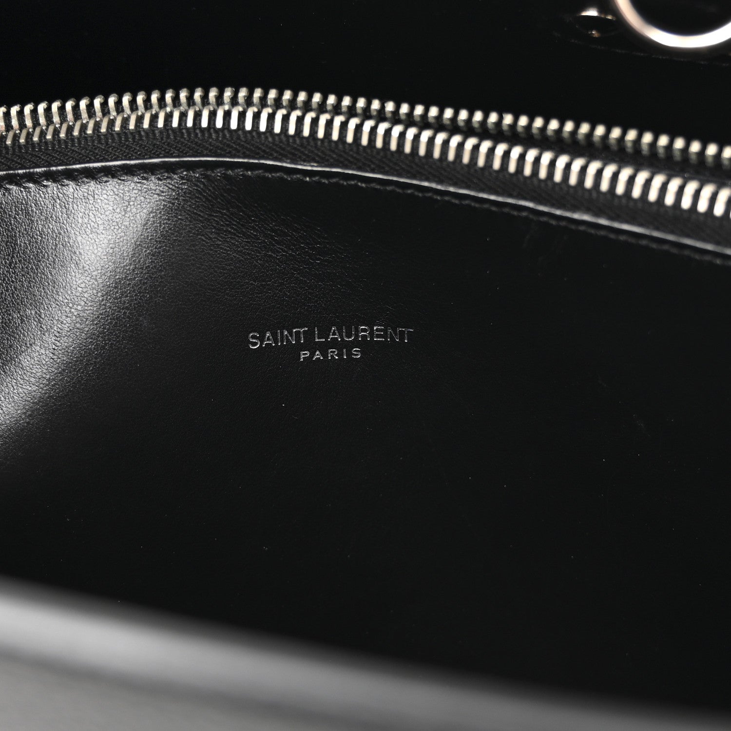 Saint Laurent Grained Calfskin Small Sac De Jour Black 6 of 10