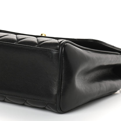 Chanel Lambskin Quilted Medium Kelly Flap Bag Black 10 of 17