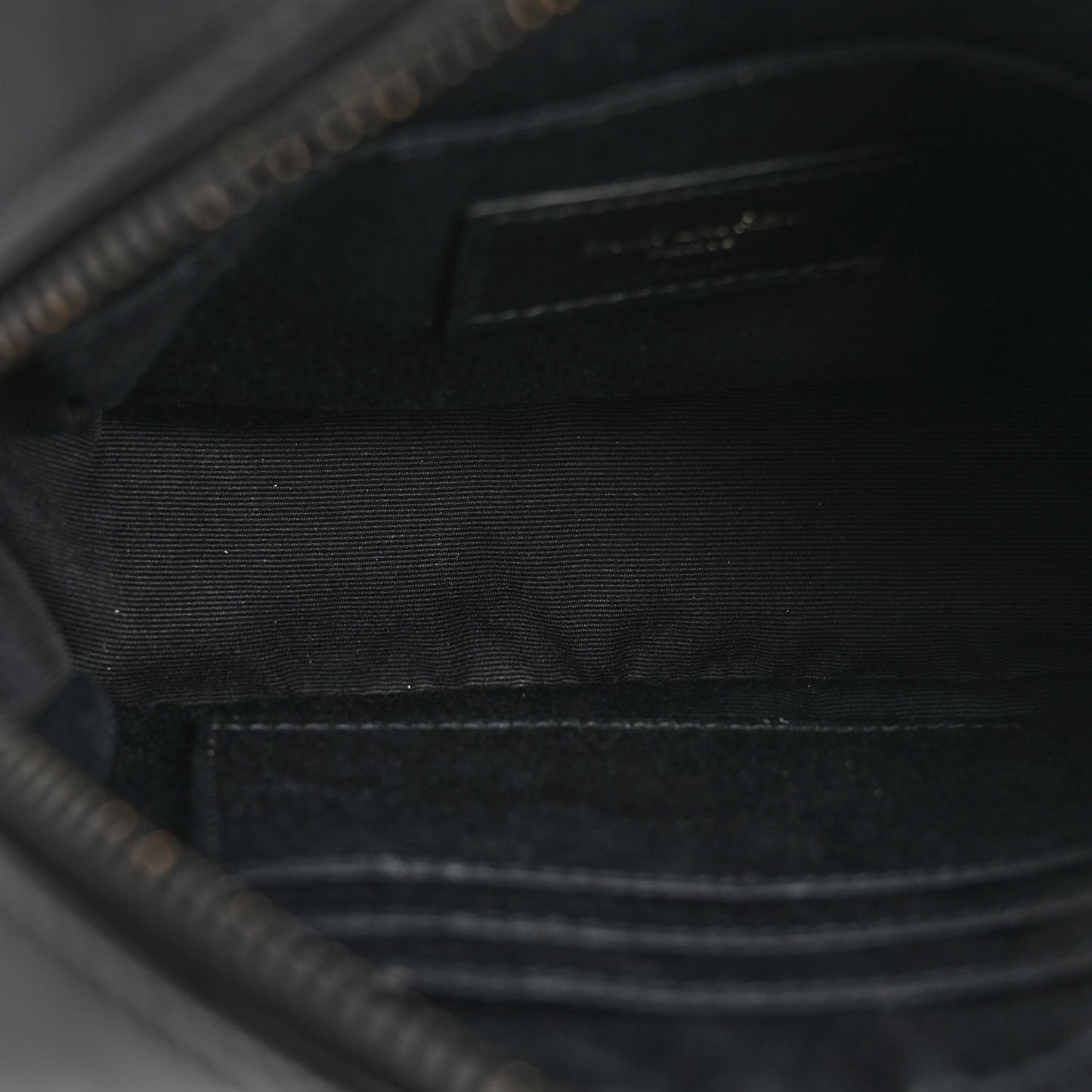 Calfskin Matelasse Monogram Lou Belt Bag Black