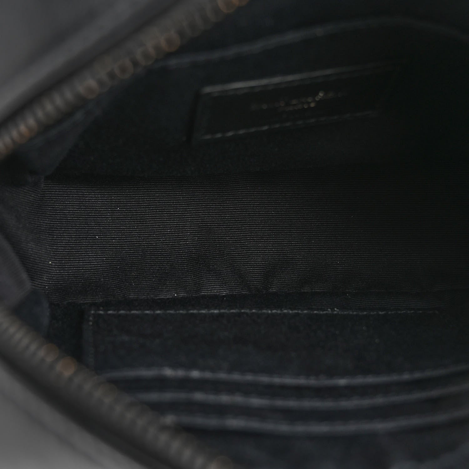 Saint Laurent Calfskin Matelasse Monogram Lou Belt Bag Black 5 of 11