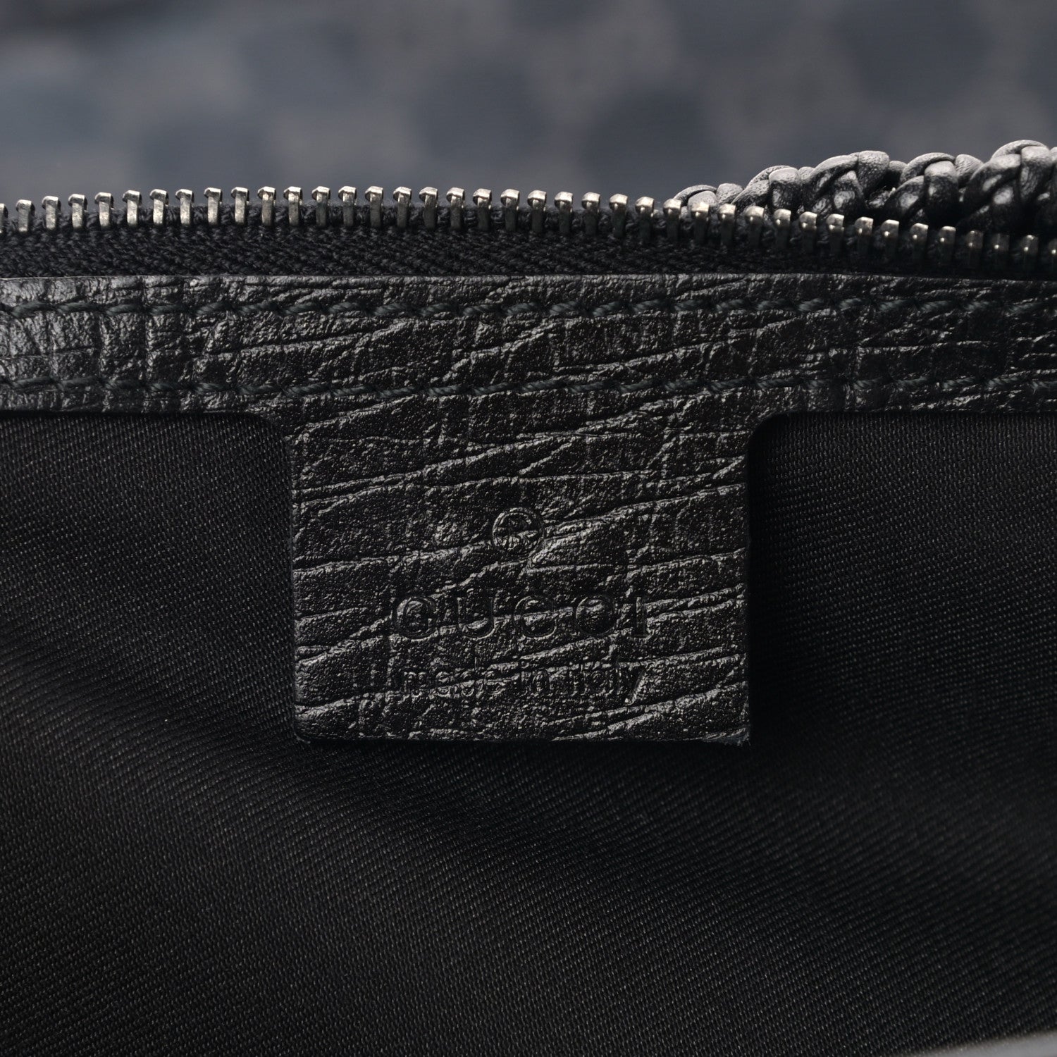 Gucci Monogram Large Horsebit Chain Hobo Black 6 of 10