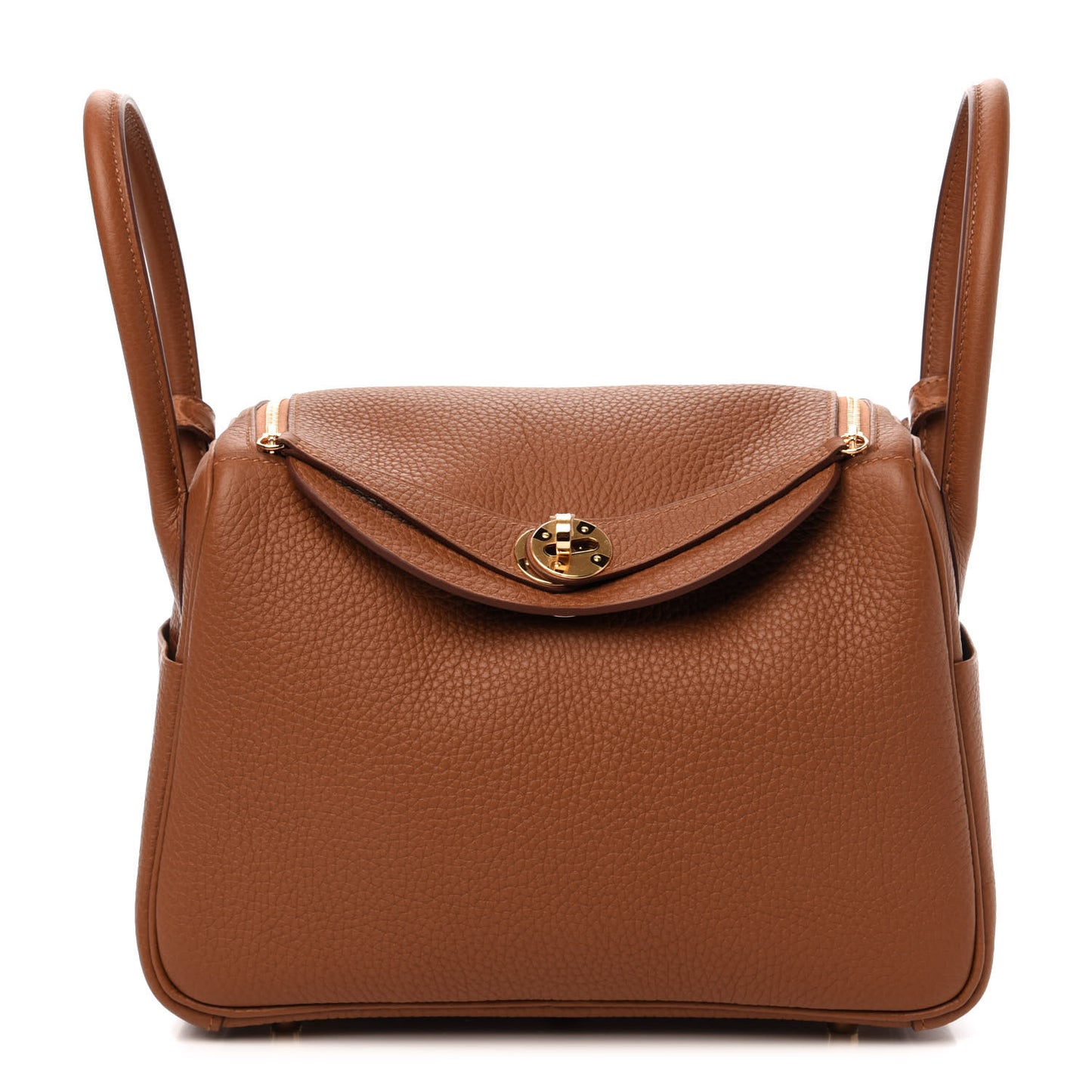 Taurillon Clemence Matte Niloticus Crocodile Touch Lindy 26 Gold