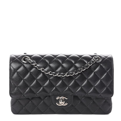 Chanel Caviar Quilted Medium Double Flap Black 1 of 9