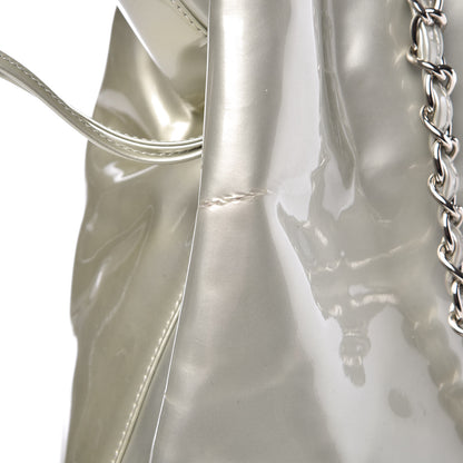 Chanel Patent Crystal Strass Bonbons Tote Silver 9 of 12