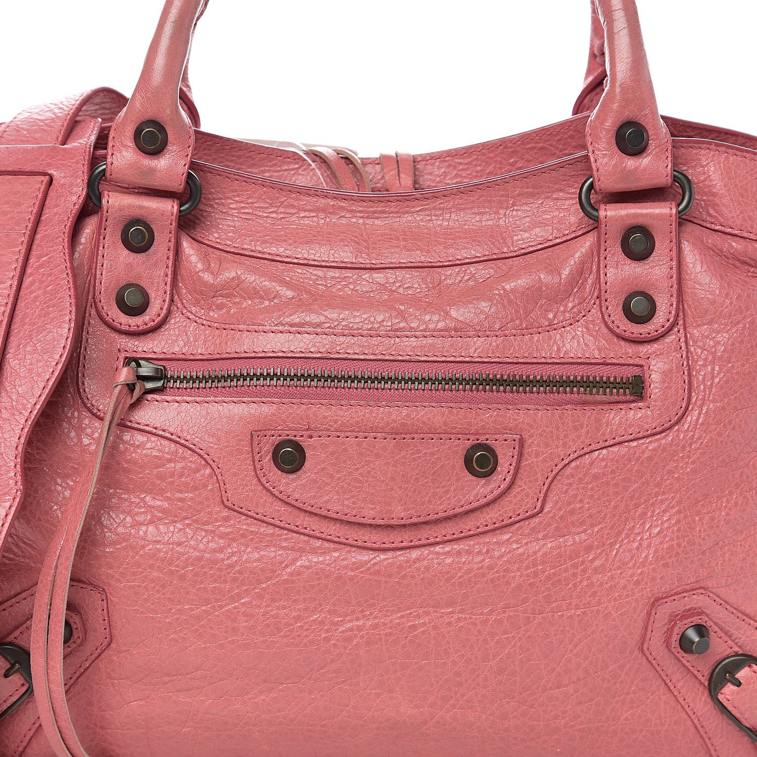 Balenciaga Agneau Classic Hardware Town Rose Bombon Raspberry 7 of 9