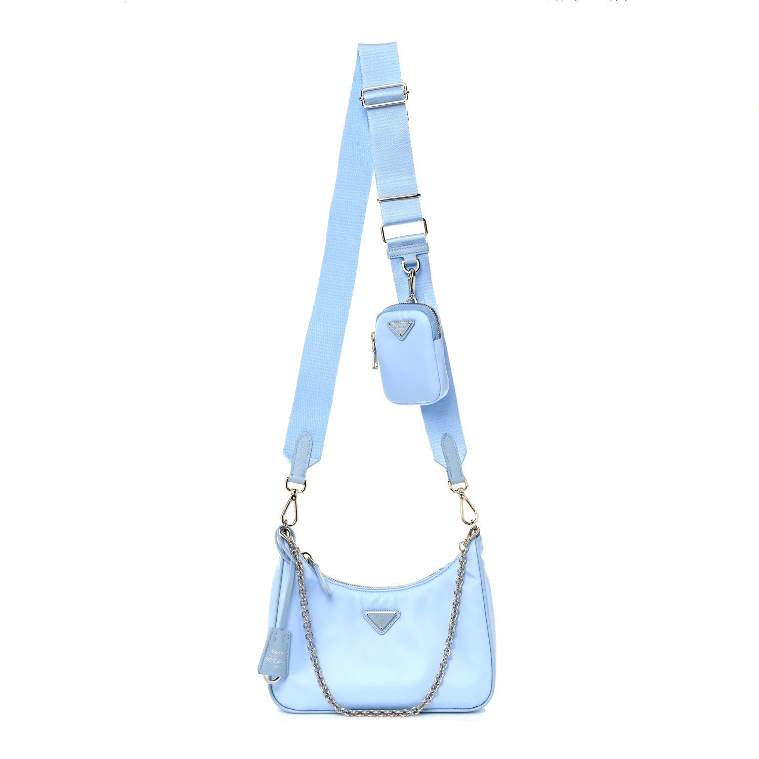 Prada Re-Nylon Saffiano Re-Edition 2005 Shoulder Bag Celeste 1 of 14