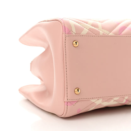 Gucci Calfskin Matelasse GucciGhost Small GG Marmont Tote Perfect Pink Rosa Ivory 9 of 12