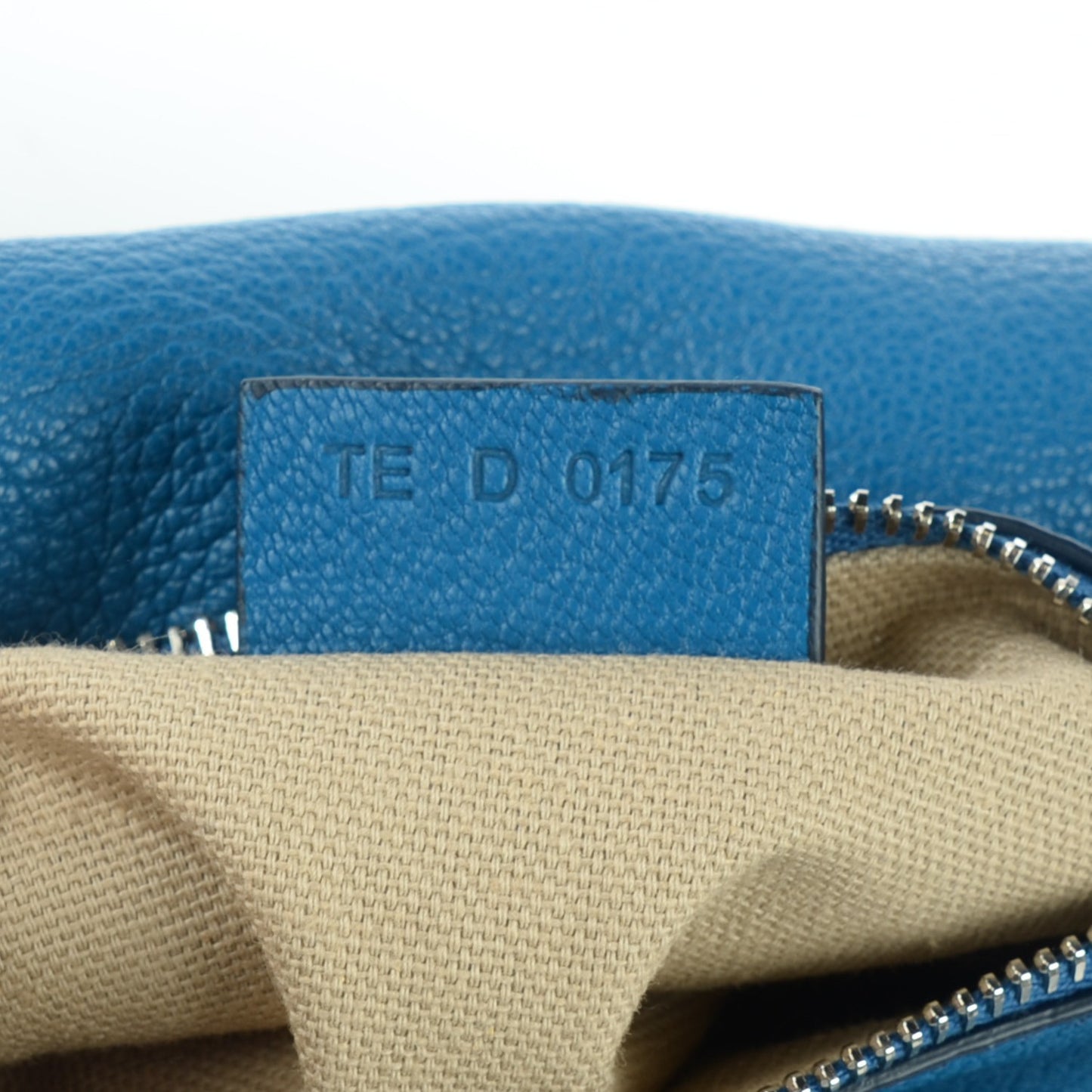 Sugar Goatskin Pandora Wristlet Electric Blue