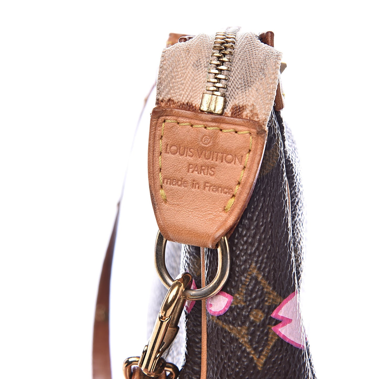 Monogram Cherry Blossom Pochette Accessories Brown
