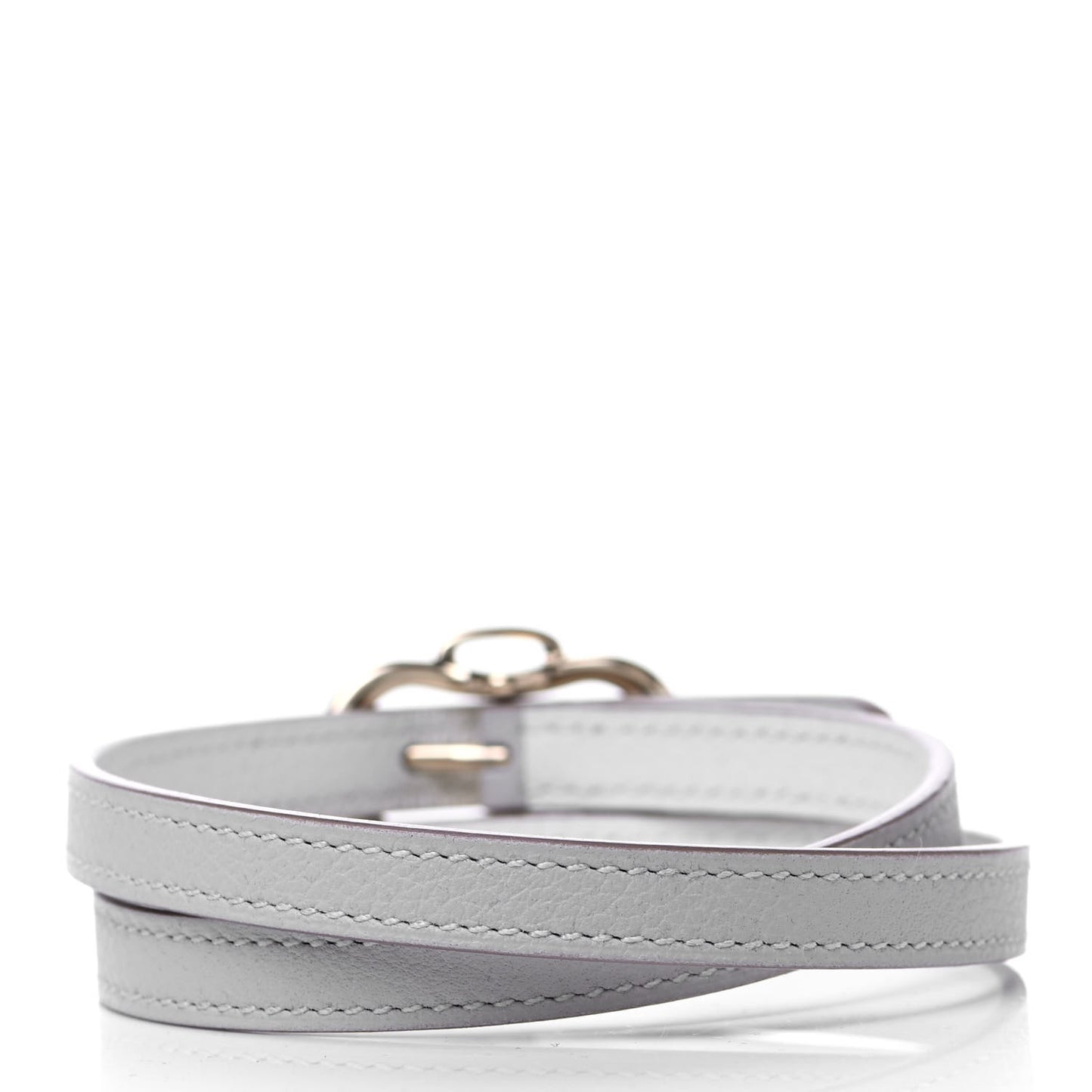 Evercolor Boucleries Triple Tour Bracelet T3 Gris Perle White