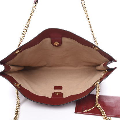 Gucci Calfskin Large Rajah Chain Tote Romantic Cherry 5 of 10