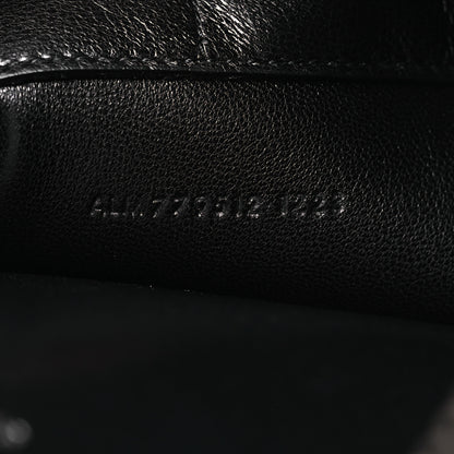 Saint Laurent Calfskin Large Puffy Pouch Black 7 of 11