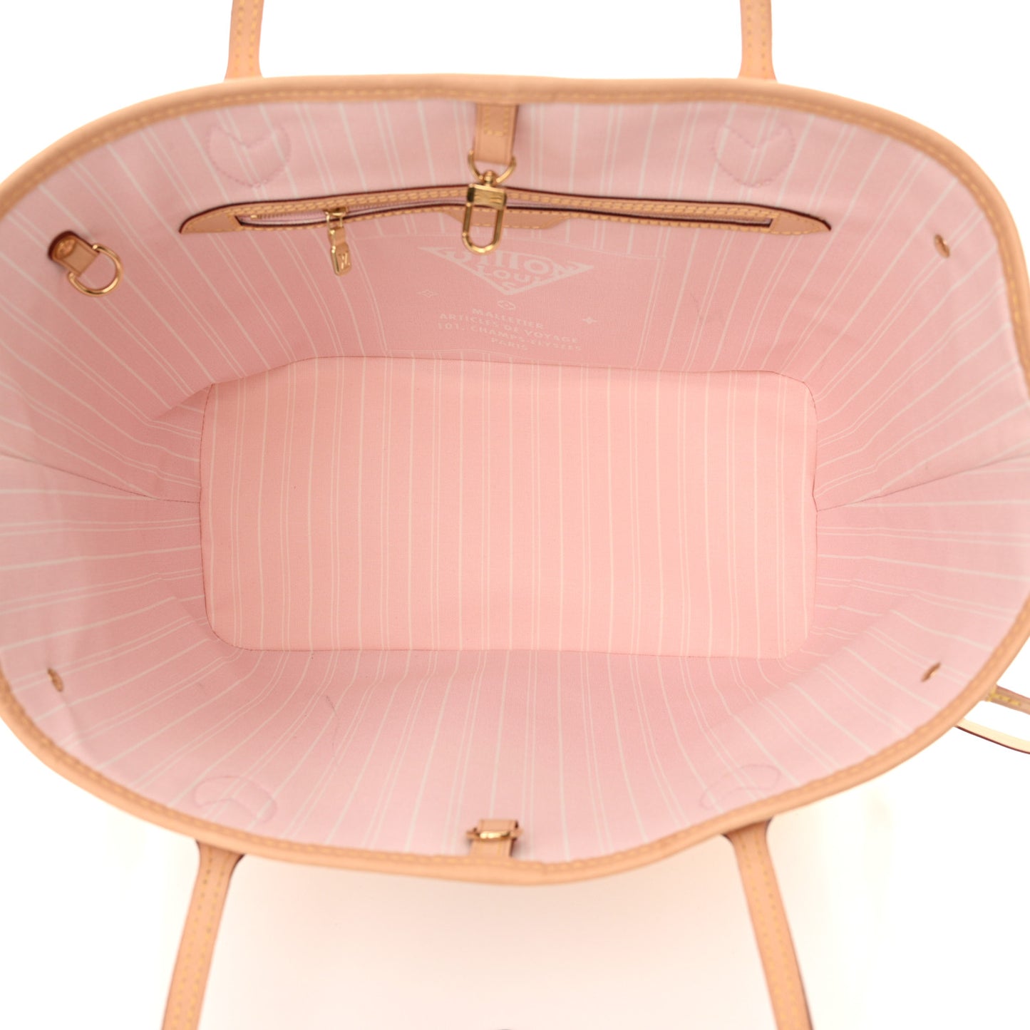 Monogram Giant By The Pool Neverfull MM Light Pink