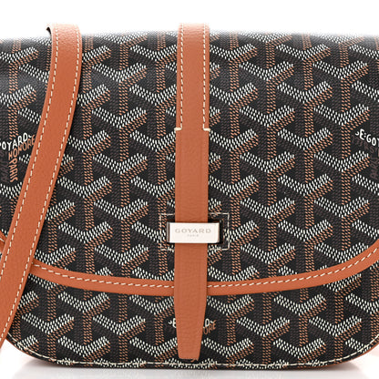 Goyard Goyardine Belvedere II PM Messenger Bag Black Gold 7 of 9