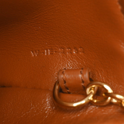 Celine Smooth Calfskin Cuir Triomphe Coin and Card Pouch With Hook Tan 7 of 12