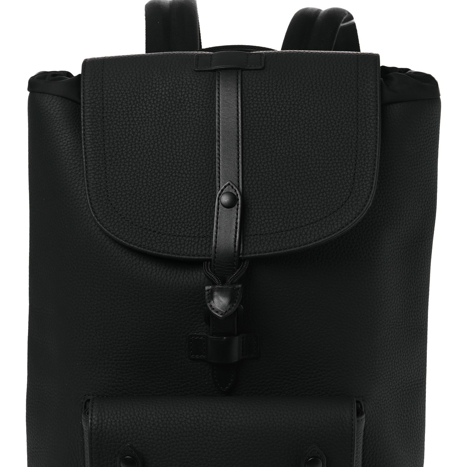Louis Vuitton Taurillon Christopher Slim Backpack Black 7 of 9