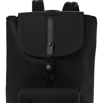Louis Vuitton Taurillon Christopher Slim Backpack Black 7 of 9