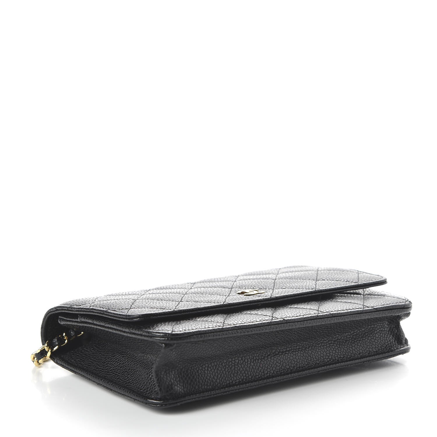 Chanel Caviar Quilted Wallet On Chain WOC Black 4 of 11