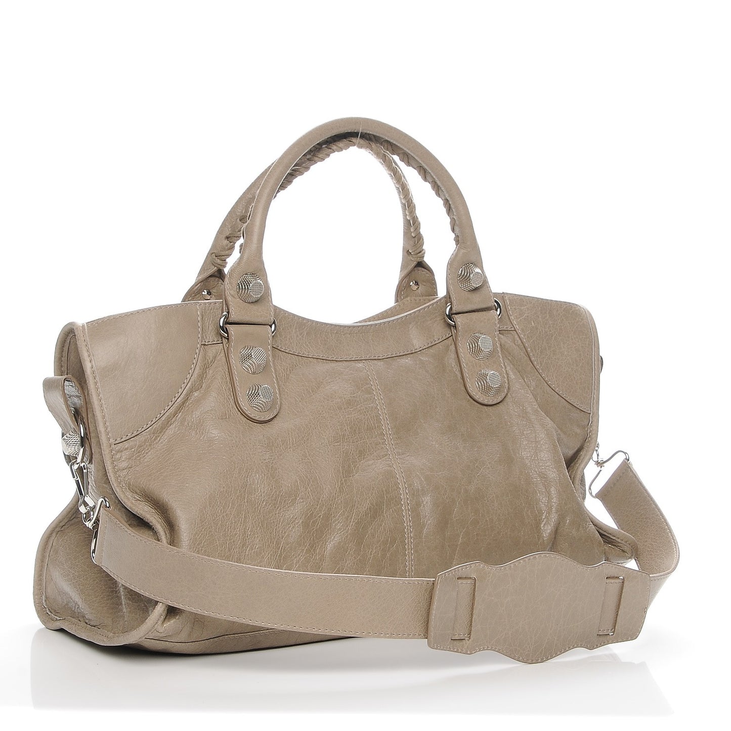Agneau Giant 21 Silver Hardware Part Time Papyrus