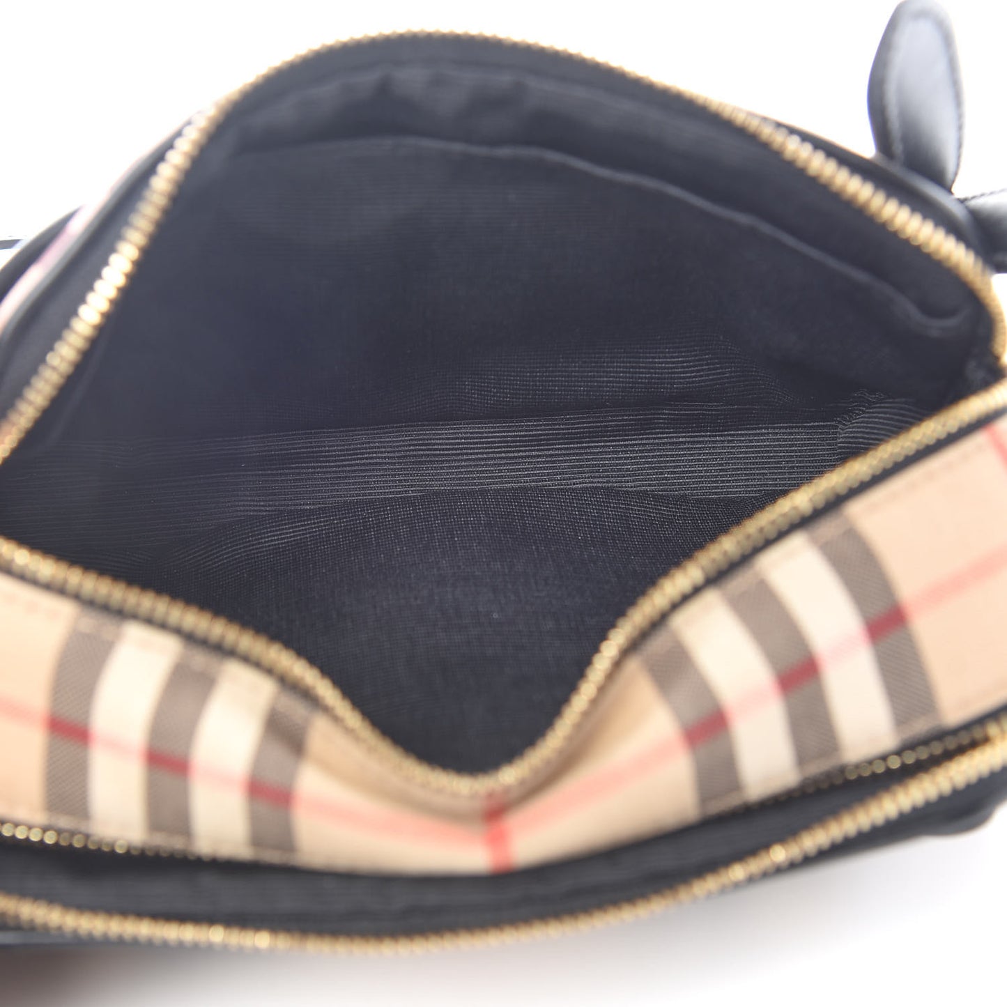 Calfskin Vintage Check Micro Camera Bag Archive Beige