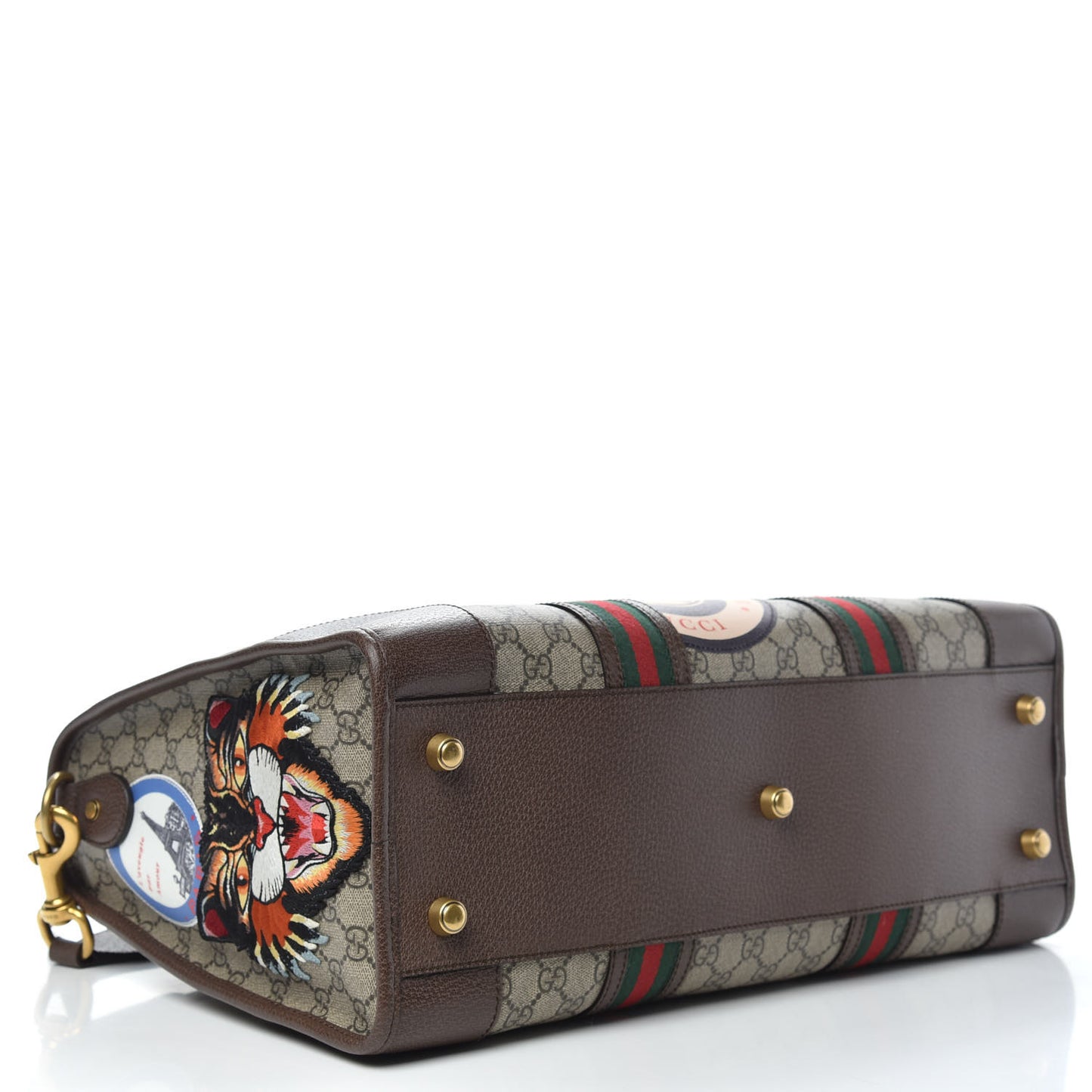 Soft GG Supreme Monogram Courrier Medium Duffle Bag Beige New Acero Multicolor