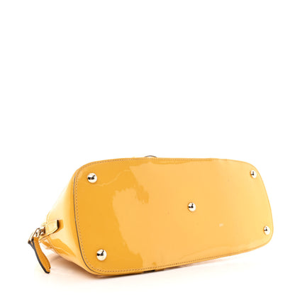 Gucci Patent Microguccissima Small Nice Top Handle Dome Bag Bumblebee 4 of 13