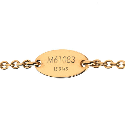 Louis Vuitton Brass Essential V Necklace Gold 5 of 6