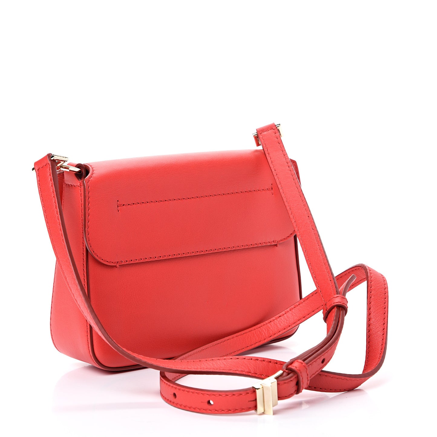 Calfskin Mini Nobile Shoulder Bag Red