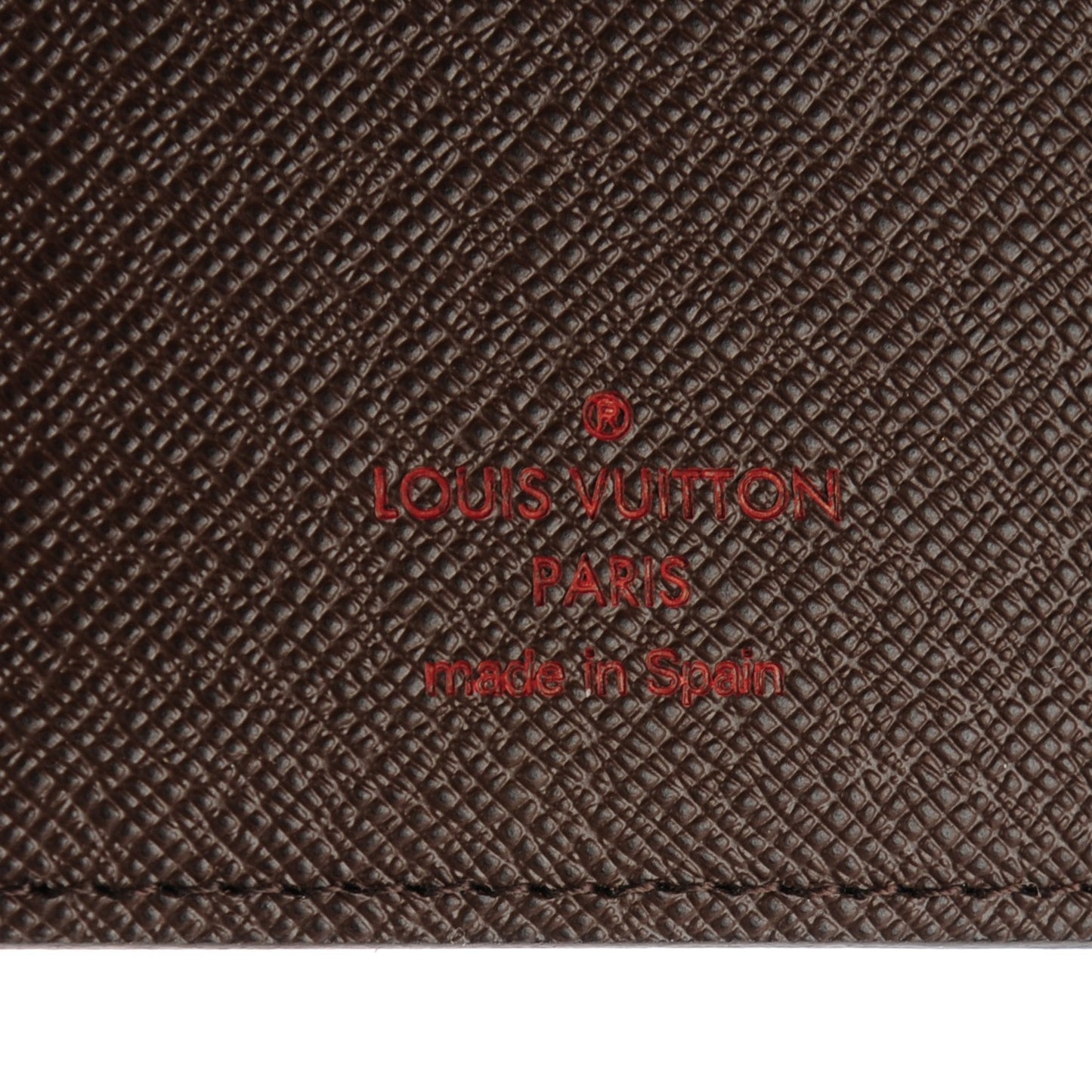 Damier Ebene Small Ring Agenda Cover