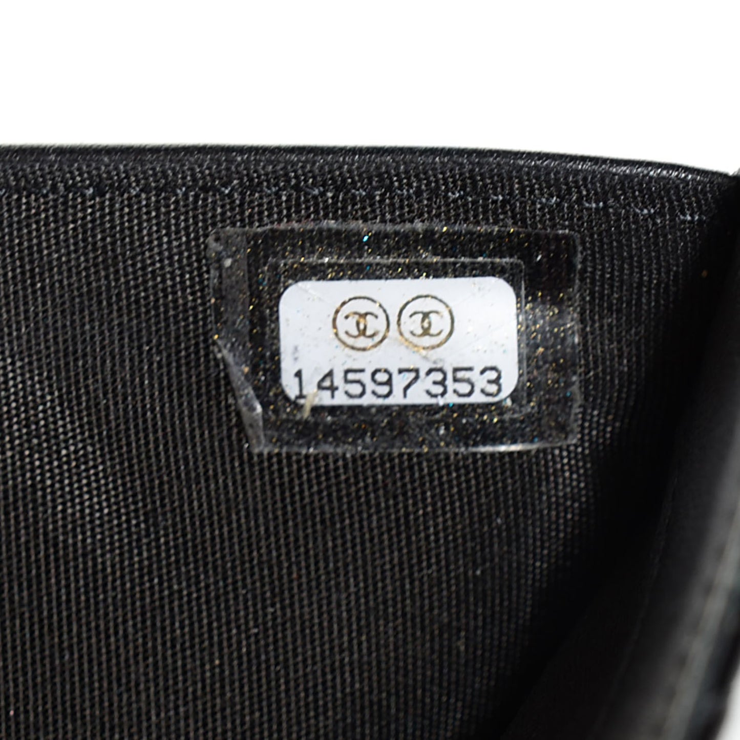 Patent Quilted Brilliant French Flap Wallet Black