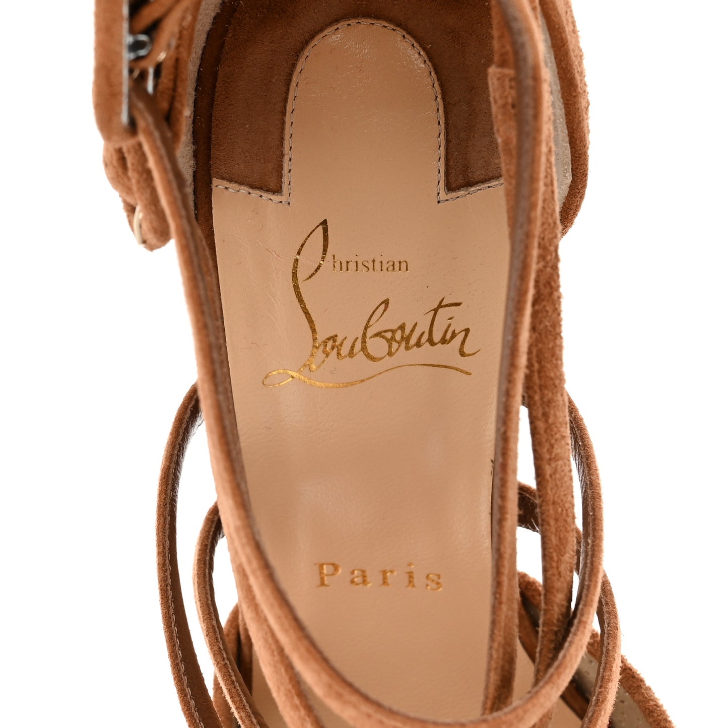 Veau Velours Perforated Victorilla 100 Pumps 37.5 Biscotto