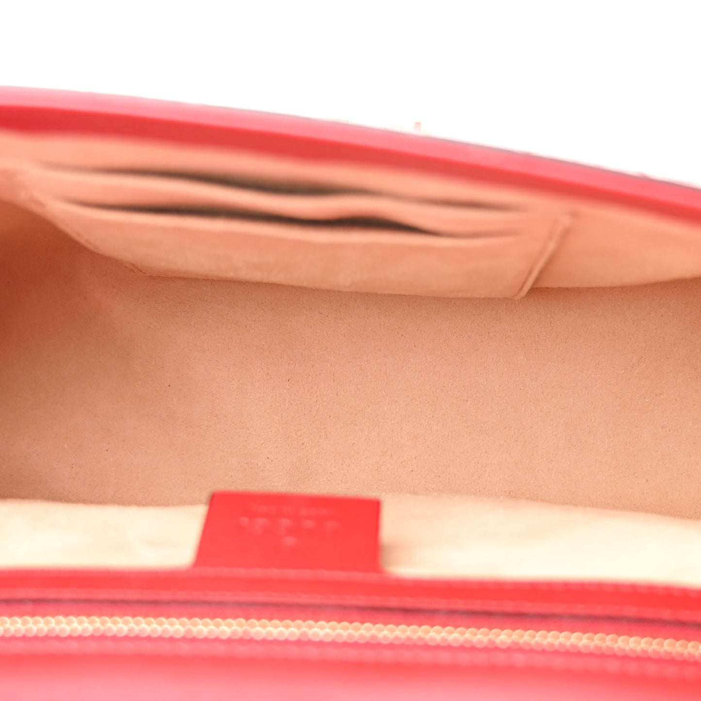 Guccissima Medium Padlock Shoulder Bag Hibiscus Red