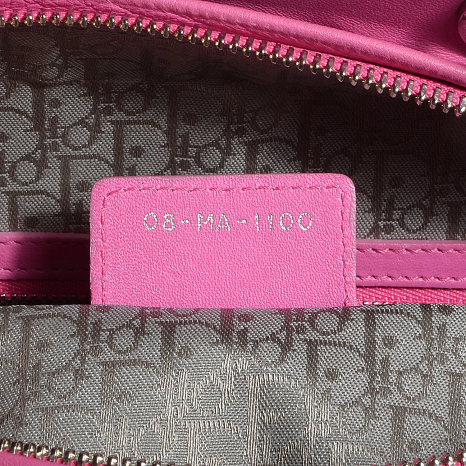 Christian Dior Lambskin Cannage Large Lady Dior Pink 7 of 7
