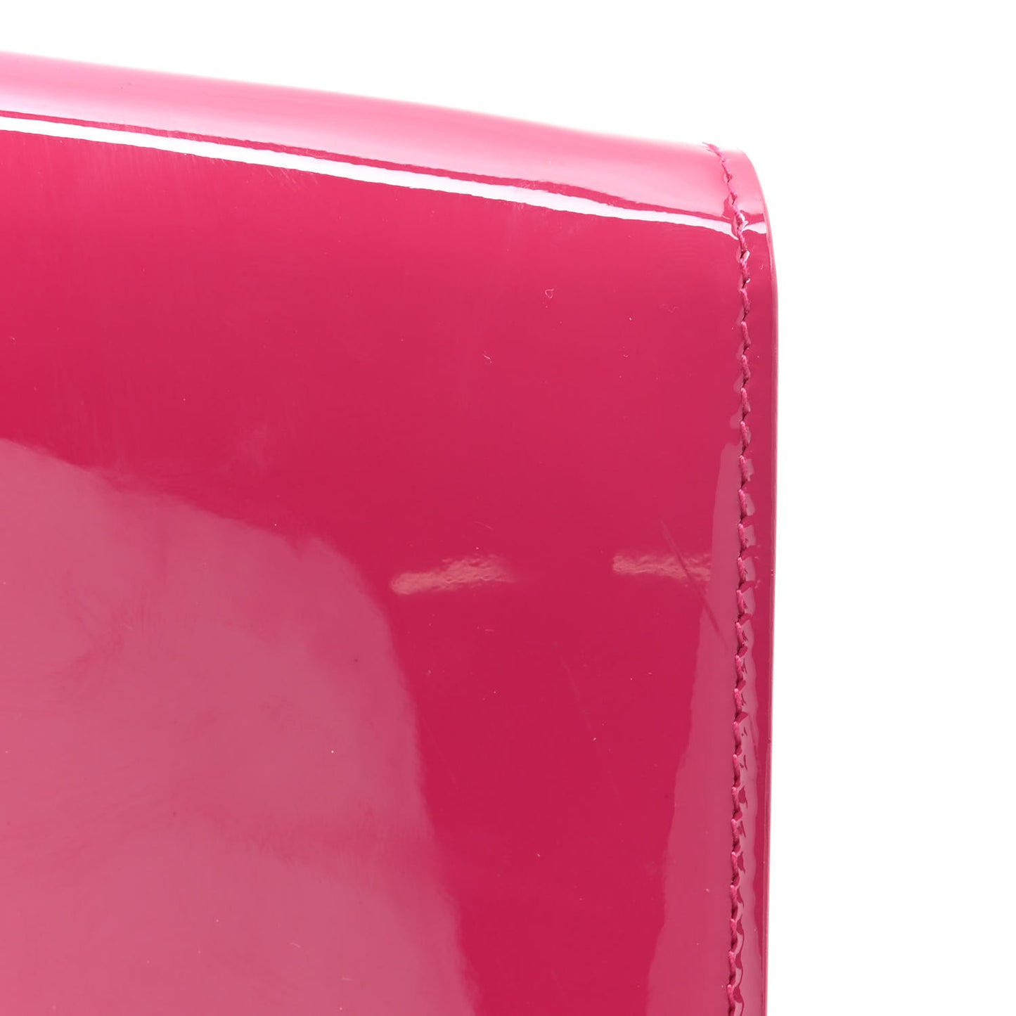 Patent Calfskin Monogram Kate Wallet On Chain Fresh Fuxia