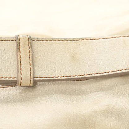 Christian Dior Calfskin Medium Gaucho Double Saddle Bag Ivory 12 of 14