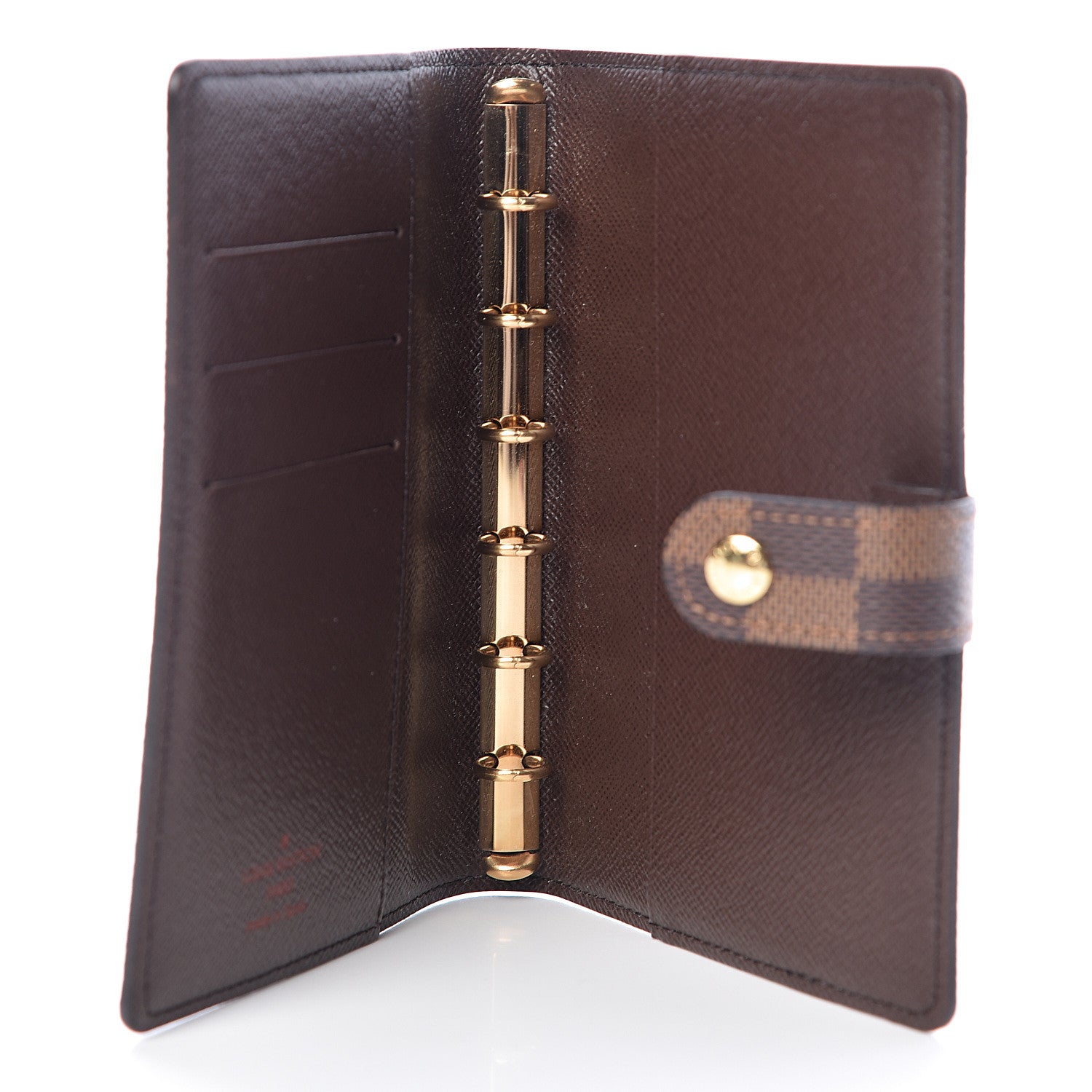 Louis Vuitton Damier Ebene Small Ring Agenda Cover 5 of 6