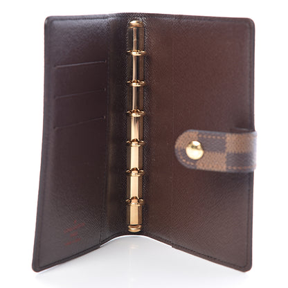 Louis Vuitton Damier Ebene Small Ring Agenda Cover 5 of 6